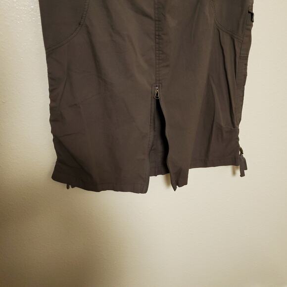 XCVI Lagenlook Mocha Mousse Baggy Midi Skirt Gorpcore - Picture 7 of 9